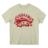 Mossy feeling loved valentine's day Heavy Core Tee - RanaPortraitStore