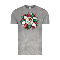Cloud Rock sunflower mexican flag Vintage Tee - JahusDesignShop