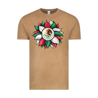 Sunflower Mexican Flag Vintage Tee | Teevron