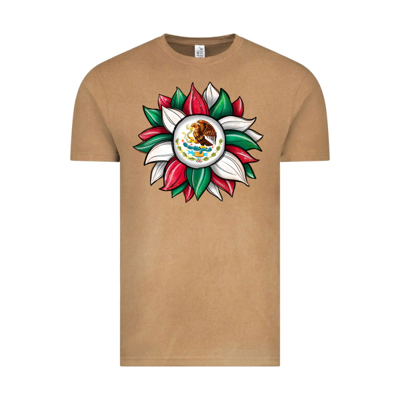 Sunflower Mexican Flag Vintage Tee by JahusDesignShop | Teevron