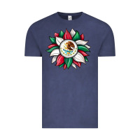 Vintage Denim sunflower mexican flag Vintage Tee - JahusDesignShop
