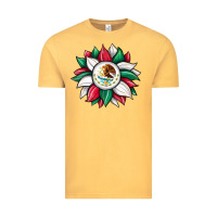 Vintage Mustard sunflower mexican flag Vintage Tee - JahusDesignShop