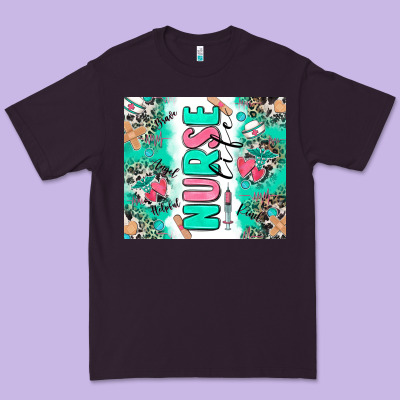 Nurse Life Premium Tee Designed By Zillion Design Studio
