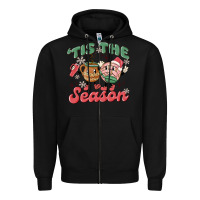 Black mexican christmas tis the season Zipper Hoodie - MaliasSmallBusiness