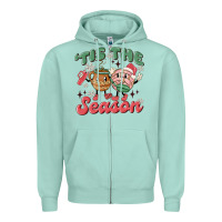 Seafoam mexican christmas tis the season Zipper Hoodie - MaliasSmallBusiness