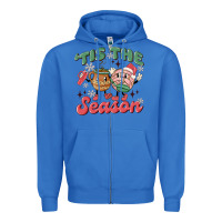 True Royal mexican christmas tis the season Zipper Hoodie - MaliasSmallBusiness
