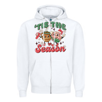 White mexican christmas tis the season Zipper Hoodie - MaliasSmallBusiness