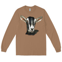 Toasted Coconut alpine goat head Long Sleeve Tee - LillyAllenDesigns