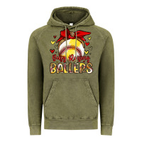 Vintage Olive busy raising ballers Vintage Hoodie - Artiststas