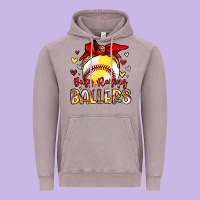 Busy Raising Ballers Vintage Hoodie Designed By Artiststas