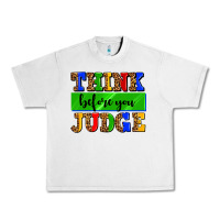 Lunar Rock think before you judge Urban Heavy Tee - AdoDesignShop