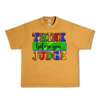 Peanut Butter think before you judge Urban Heavy Tee - AdoDesignShop