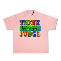 Salmon think before you judge Urban Heavy Tee - AdoDesignShop