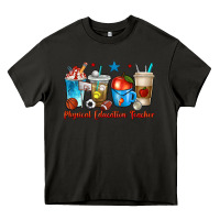 Asphalt physical education teacher coffee cups Heavy Core Tee - texasbilliewilder