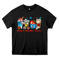 Black physical education teacher coffee cups Heavy Core Tee - texasbilliewilder
