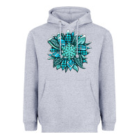 Heather Grey winter sunflower Heavyweight Hoodie - Jasminsmagicworld