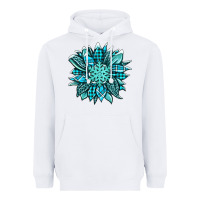 White winter sunflower Heavyweight Hoodie - Jasminsmagicworld