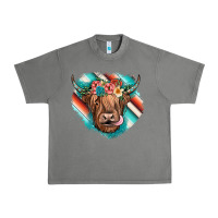 Tornado highland cow serape Urban Heavy Tee - JahusDesignShop