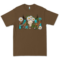 Cacao mom with bull skull Premium Tee - texasbilliewilder