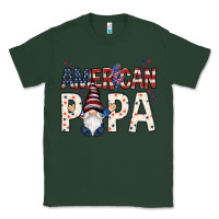 Sports Green american papa with gnome Classic Tee - NancyCooperArtShop