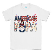 White american papa with gnome Classic Tee - NancyCooperArtShop