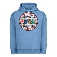 Pigment Pebble Blue nurse coaster Urban Hoodie - CowGirlArtShop
