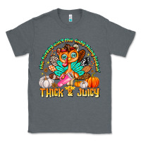 Charcoal Heather The Turkey Ain’t The Only Thing Lookin Thick & J Classic Tee - CowhideDigitalArt