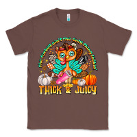 Chestnut The Turkey Ain’t The Only Thing Lookin Thick & J Classic Tee - CowhideDigitalArt