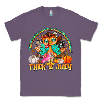 Lavender The Turkey Ain’t The Only Thing Lookin Thick & J Classic Tee - CowhideDigitalArt