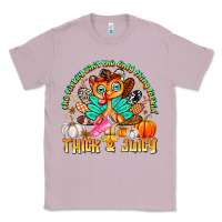 Lilac The Turkey Ain’t The Only Thing Lookin Thick & J Classic Tee - CowhideDigitalArt