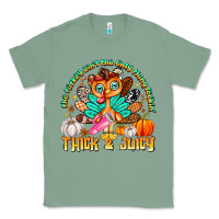 Sage The Turkey Ain’t The Only Thing Lookin Thick & J Classic Tee - CowhideDigitalArt