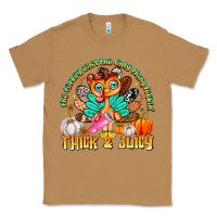 Toasted Coconut The Turkey Ain’t The Only Thing Lookin Thick & J Classic Tee - CowhideDigitalArt