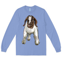 Colony Blue baby boer goat Long Sleeve Tee - LillyAllenDesigns