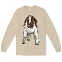 Mushroom baby boer goat Long Sleeve Tee - LillyAllenDesigns