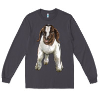 Smoke baby boer goat Long Sleeve Tee - LillyAllenDesigns