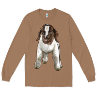 Toasted Coconut baby boer goat Long Sleeve Tee - LillyAllenDesigns