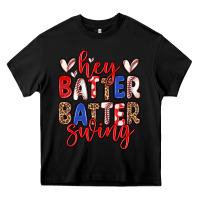 Black hey batter batter swing Heavy Core Tee - Zillion Design Studio