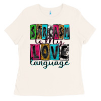 Bone sarcasm is my love language Ladies Tee - Zillion Design Studio