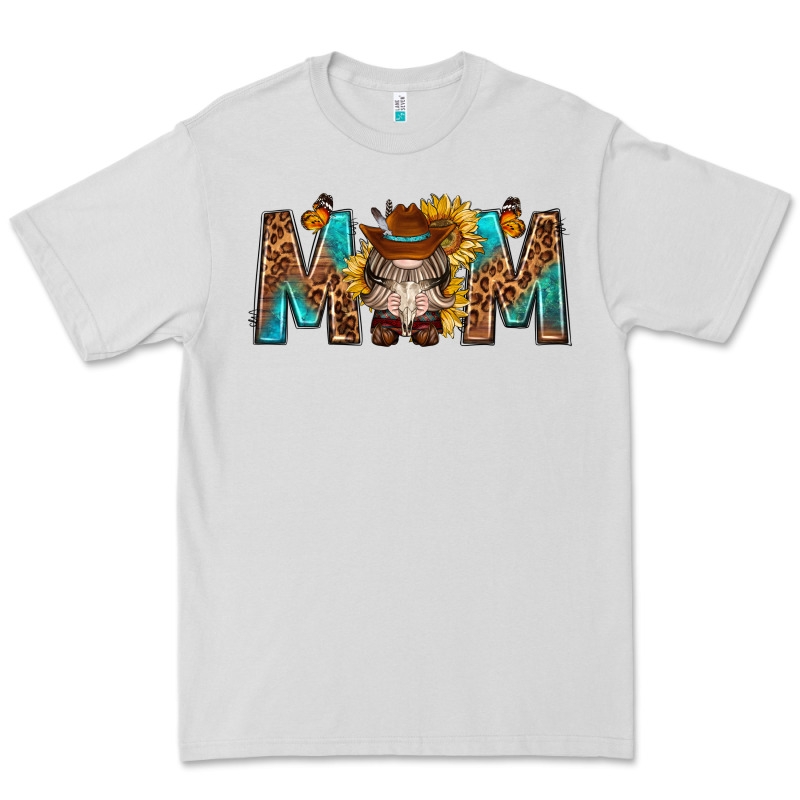Mom With Bull Skull Premium Tee by texasbilliewilder | Teevron