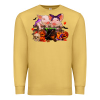 Antique Gold halloween pigs Premium Sweatshirt - RanaPortraitStore