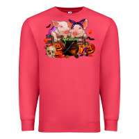Cardinal halloween pigs Premium Sweatshirt - RanaPortraitStore