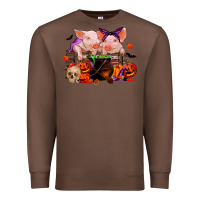 Chestnut halloween pigs Premium Sweatshirt - RanaPortraitStore