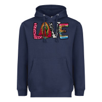 Navy our lady of guadalupe love Heavyweight Hoodie - Jasminsmagicworld