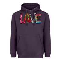 Plum our lady of guadalupe love Heavyweight Hoodie - Jasminsmagicworld