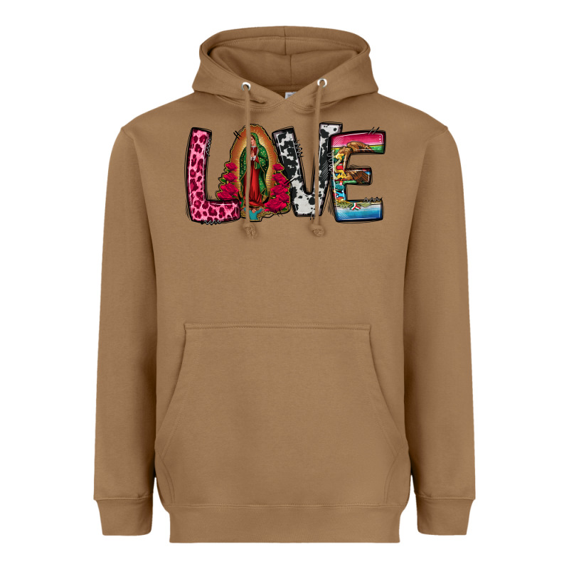 Our Lady Of Guadalupe Love Heavyweight Hoodie by Jasminsmagicworld | Teevron
