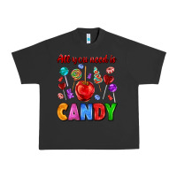 Pigment Black all you need is candy Urban Heavy Tee - AdoDesignShop