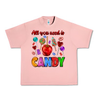 Salmon all you need is candy Urban Heavy Tee - AdoDesignShop