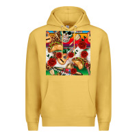 Antique Gold mexican  seamless pattern Premium Hoodie - texasbilliewilder