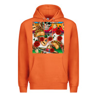 Carrot mexican  seamless pattern Premium Hoodie - texasbilliewilder