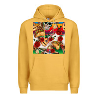 Mustard mexican  seamless pattern Premium Hoodie - texasbilliewilder